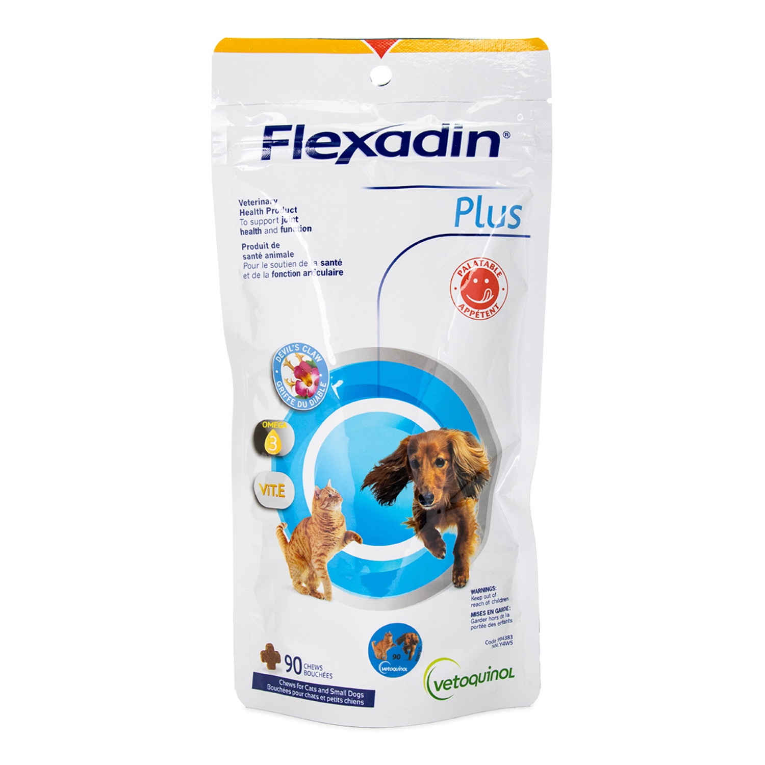 Picture of FLEXADIN PLUS CHEW for CATS and SMALL DOGS - 90's
