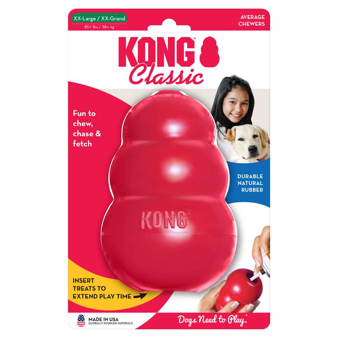 Picture of TOY DOG KONG CLASSIC RED (KK) - King