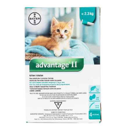 Picture of ADVANTAGE II AQUA 4 x 0.23ml KITTEN (su 12)