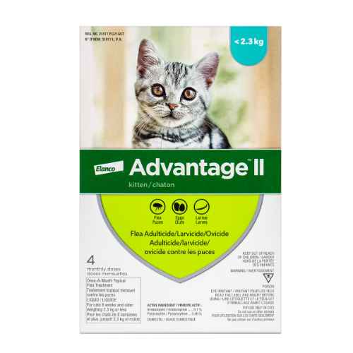 Picture of ADVANTAGE II FELINE KITTEN UNDER 2.3kg - 4's (su12)