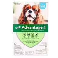 Picture of ADVANTAGE II TEAL 6x1ml DOG 4.6kg - 11kg - 6's (su12)