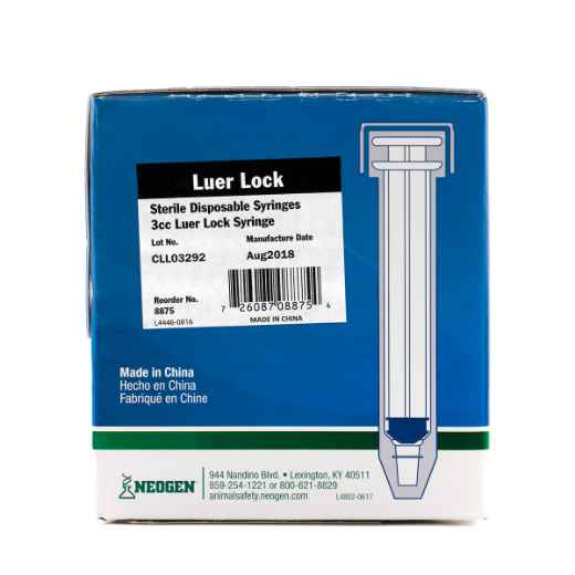 Picture of SYRINGE IDEAL DISP 3cc LUER LOCK TIP(HP) - 100's