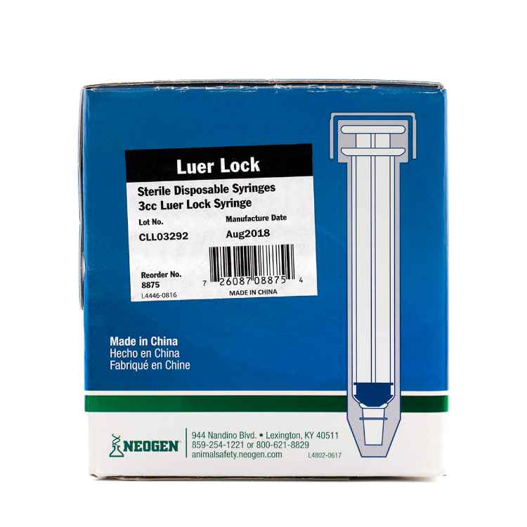 Picture of SYRINGE IDEAL DISP 3cc LUER LOCK TIP(HP) - 100's