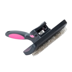 Show details for BUSTER SLICKER BRUSH Self Cleaning hard pins - Medium Picture of BUSTER SLICKER BRUSH Self Cleaning hard pins - Medium