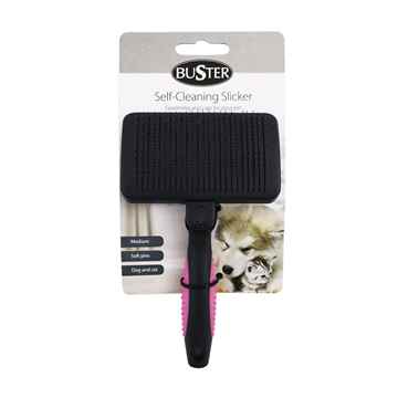 Picture of BUSTER SLICKER BRUSH Self Cleaning soft pins - Medium