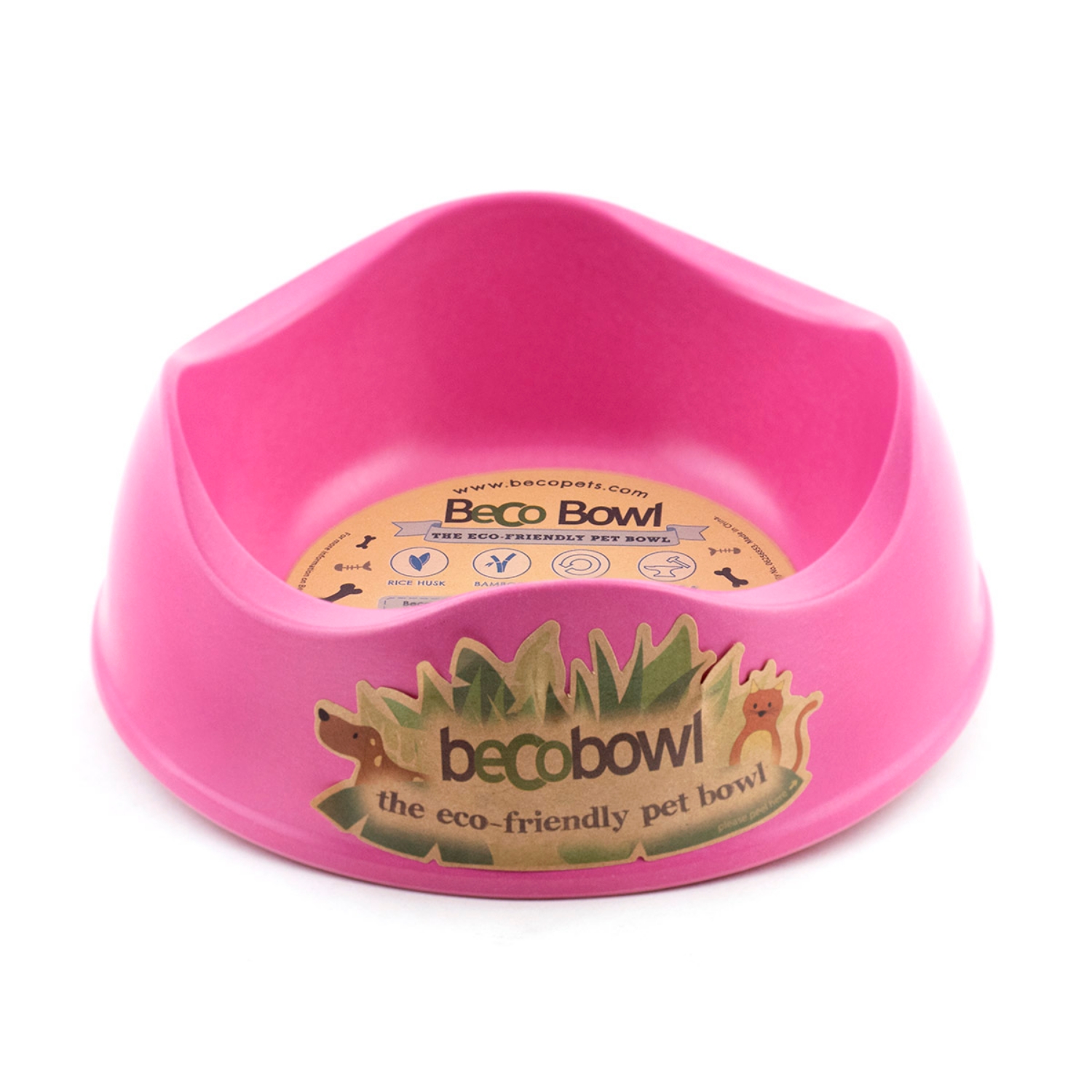 Picture of Bowl Beco Biodegradable Pink - 0.50 Litre