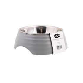 Show details for BOWL BUSTER 2-IN-1 MELAMINE Frosted Ripple Matte Grey - 350ml Picture of BOWL BUSTER 2-IN-1 MELAMINE Frosted Ripple Matte Grey - 350ml