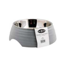 Show details for BOWL BUSTER 2-IN-1 MELAMINE Frosted Ripple Matte Grey - 700ml Picture of BOWL BUSTER 2-IN-1 MELAMINE Frosted Ripple Matte Grey - 700ml