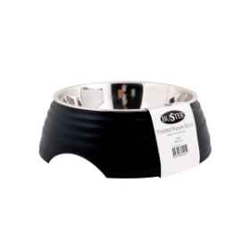 Show details for BOWL BUSTER 2-IN-1 MELAMINE Frosted Ripple Matte Black - 700ml Picture of BOWL BUSTER 2-IN-1 MELAMINE Frosted Ripple Matte Black - 700ml