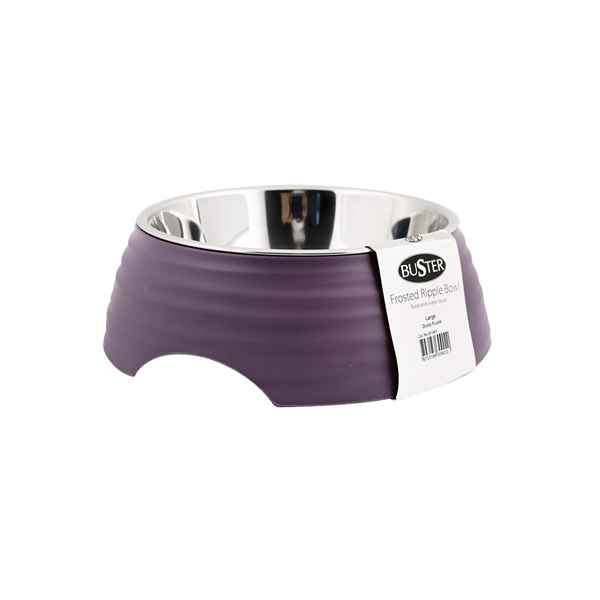 Picture of BOWL BUSTER 2-IN-1 MELAMINE Frosted Ripple Dusty Purple - 700ml