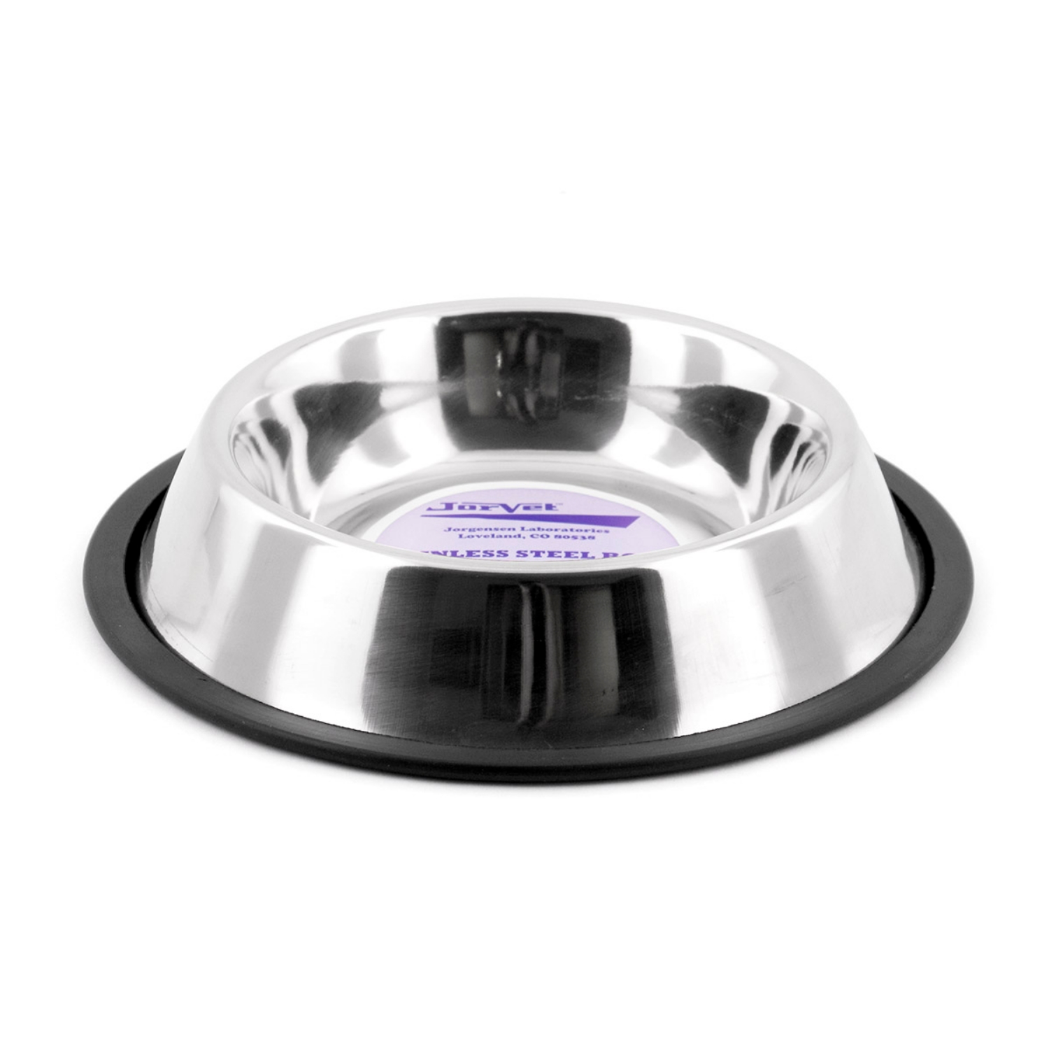 Picture of Economy Stainless Steel Bowl Non Tip Jorvet - 1 Pint/16oz