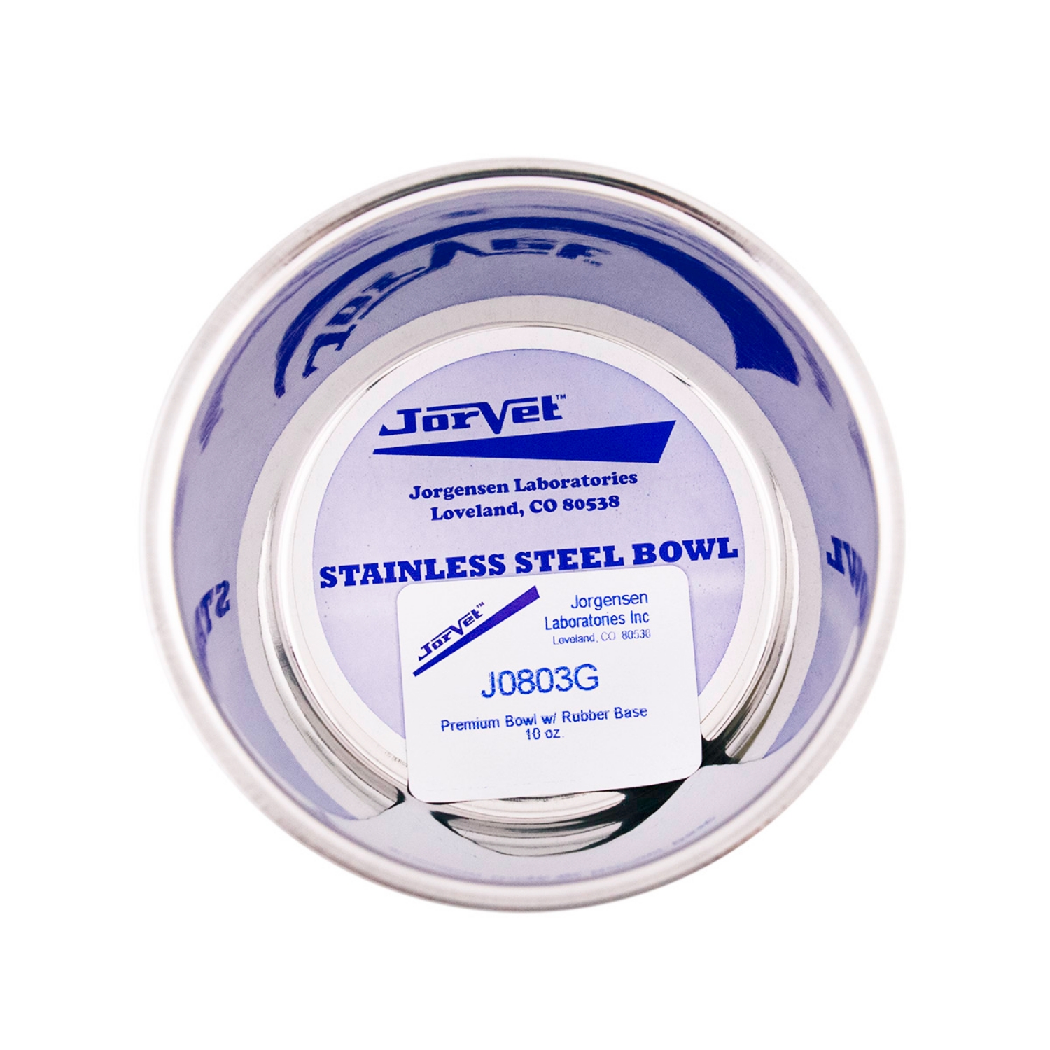 Picture of Bowl Ss Premium Heavy Duty With Rubber Base (J0803g) - 10oz