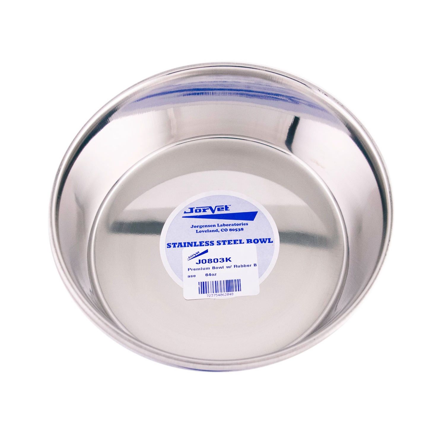 Picture of Bowl Ss Premium Heavy Duty With Rubber Base (J0803k) - 64oz