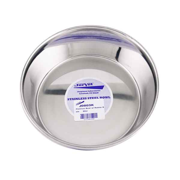 Picture of BOWL SS Premium Heavy Duty with Rubber Base (J0803K) - 64oz