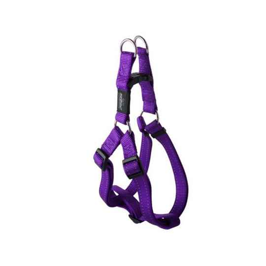 Picture of HARNESS ROGZ UTILITY STEP IN HARNESS Snake Purple - Medium