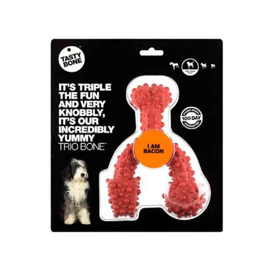 Picture of TASTY BONE NYLON TRIO BACON BONE - Large