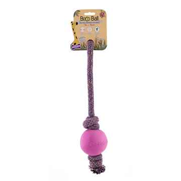 Picture of TOY DOG BECO Ball ON-A-ROPE Large - Pink