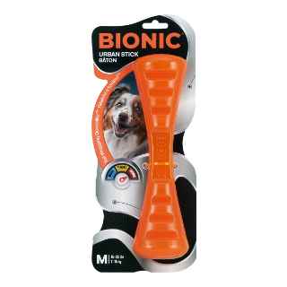 Picture of TOY DOG BIONIC Urban Stick Orange - Medium - 23cm/9in