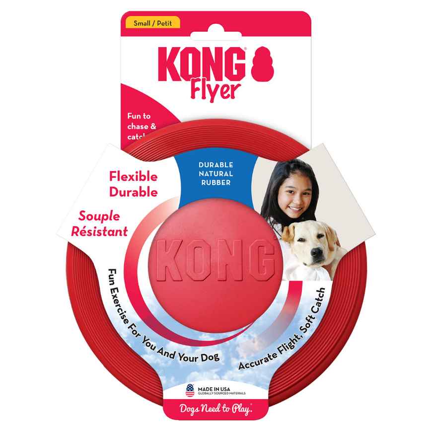 Picture of TOY DOG KONG Rubber Flyer Small (KF15) - 7in