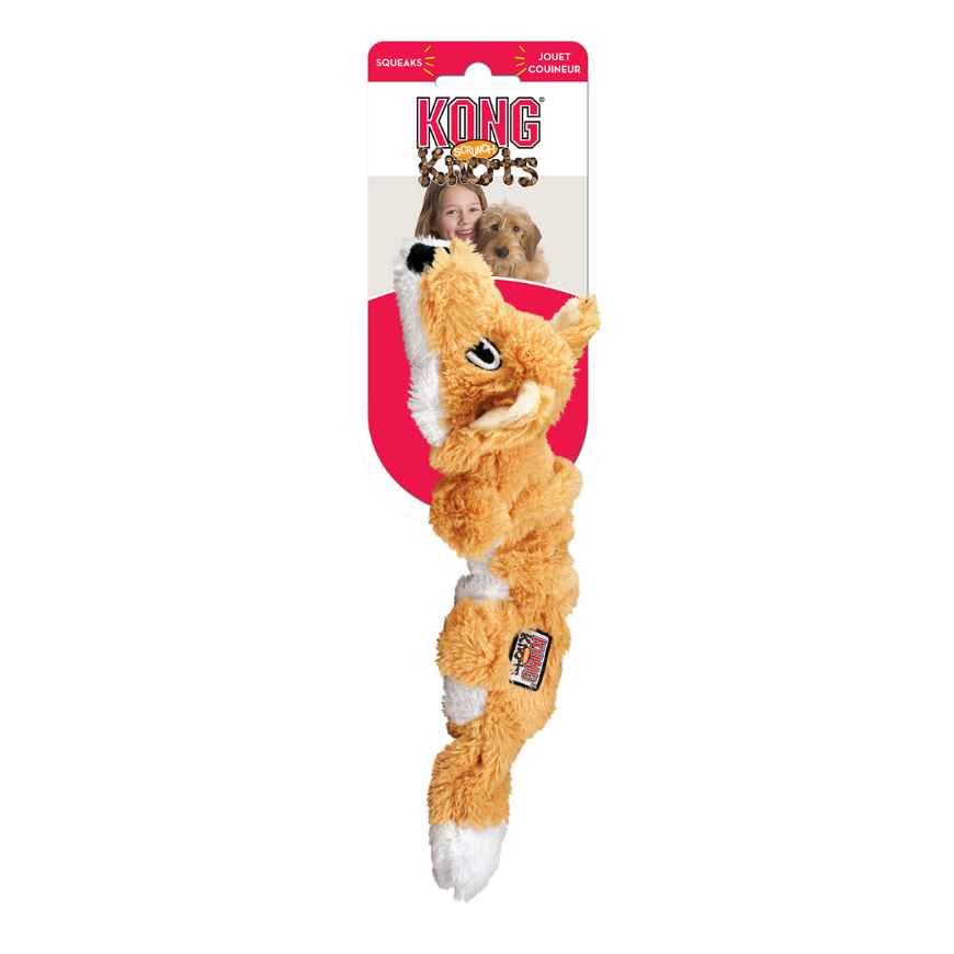 Picture of TOY DOG KONG SCRUNCH KNOTS Fox - Medium/Large