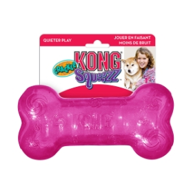 Show details for TOY DOG KONG Squeezz Crackle Bone - Medium Picture of TOY DOG KONG Squeezz Crackle Bone - Medium