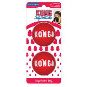 Show details for TOY DOG KONG Signature TPR Balls Medium - 2/pk Picture of TOY DOG KONG Signature TPR Balls Medium - 2/pk