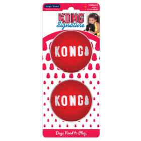 Show details for TOY DOG KONG Signature TPR Balls Large - 2/pk Picture of TOY DOG KONG Signature TPR Balls Large - 2/pk