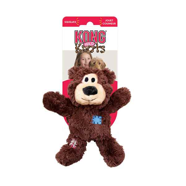Picture of TOY DOG KONG Wild Knots Bear Assorted - Small/Medium