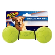 Picture of TOY DOG NERF SQUEAK BARBELL - 7in