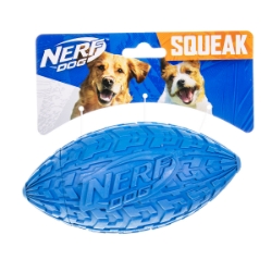 Picture of TOY DOG NERF DOGTRAX TIRE SQUEAK FOOTBALL - 6in