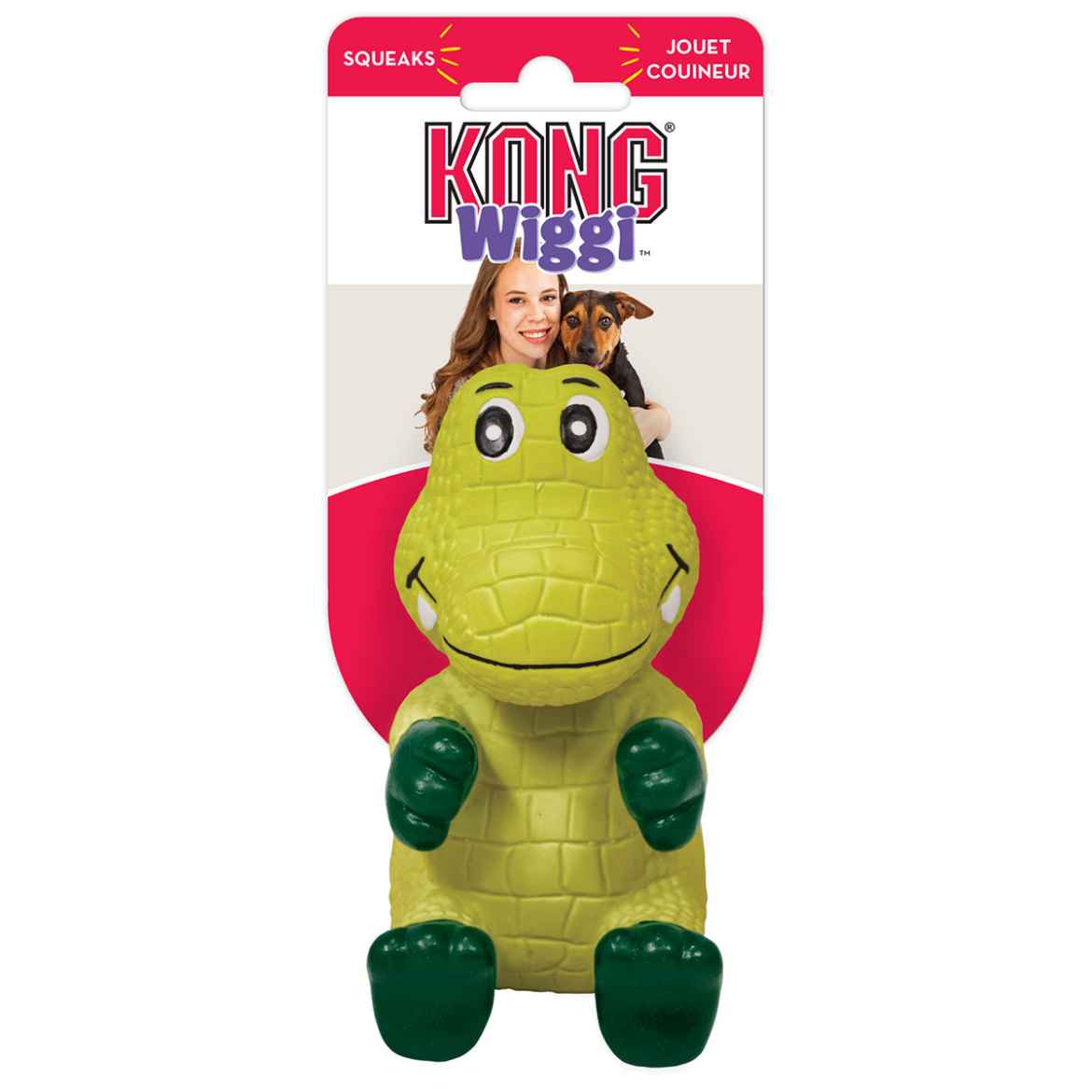 Picture of TOY DOG KONG Wiggi Alligator - Small