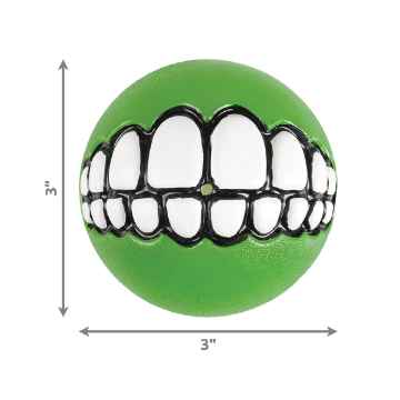 Show details for TOY DOG KONG GRINZ BALL Assorted Colors - 3in Picture of TOY DOG KONG GRINZ BALL Assorted Colors - 3in