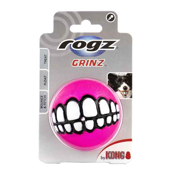 Picture of TOY DOG ROGZ/KVP Grinz Ball  2.5in - Assorted Colors