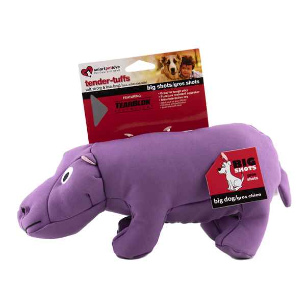 Picture of TOY DOG TENDER - TUFFS BIG SHOTS - Plump Purple Hippo