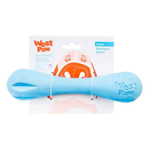 Picture of TOY DOG ZOGOFLEX Hurley Bone Large - Aqua Blue