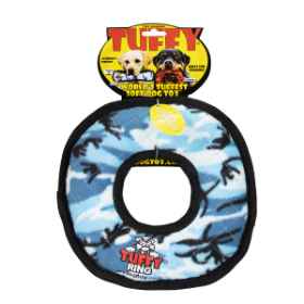 Show details for TOY DOG TUFFIES ULTIMATE Rumble Ring Blue - 11in D x 2in thick Picture of TOY DOG TUFFIES ULTIMATE Rumble Ring Blue - 11in D x 2in thick