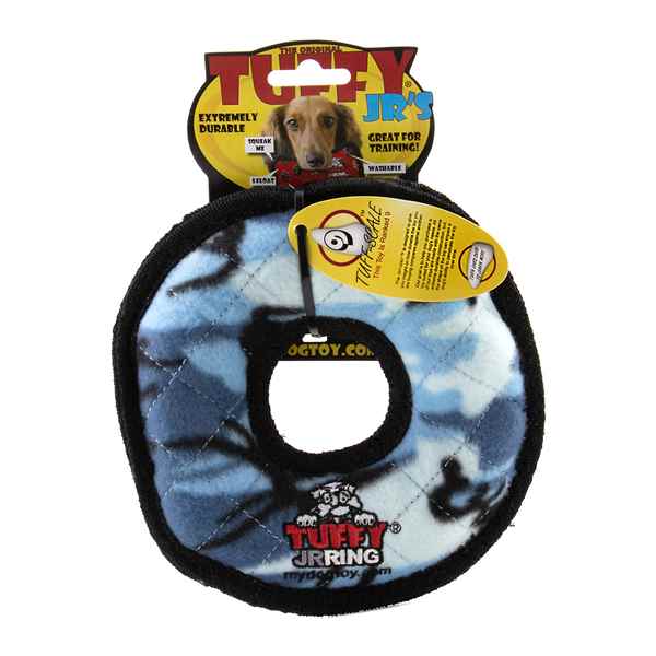 Picture of TOY DOG TUFFIES Rumble Ring Jr Blue - 7in D x 1in thick