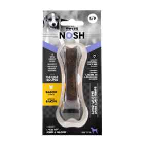 Show details for TOY DOG ZEUS NOSH PUPPY FLEXIBLE NYLON CHEW BONE Bacon -4.25in Picture of TOY DOG ZEUS NOSH PUPPY FLEXIBLE NYLON CHEW BONE Bacon -4.25in