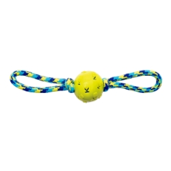Picture of TOY DOG ZEUS K9 FITNESS Double TPR Ball and Rope Tug