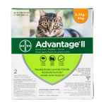 Picture of ADVANTAGE II FELINE SMALL CAT (2.3-4kg) 2 monthly doses(su24)