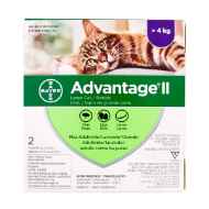 Picture of ADVANTAGE II FELINE LARGE CAT (over 4kg) 2 monthly doses(su24)