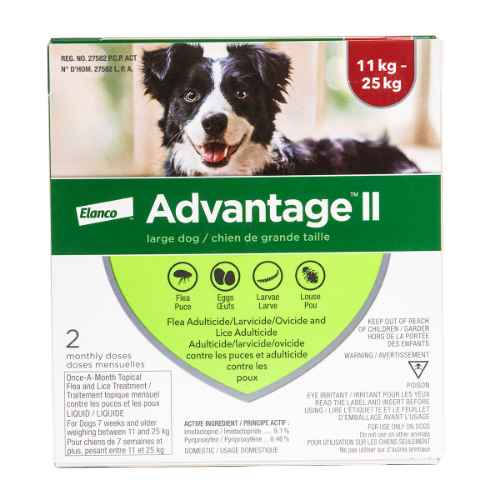 Picture of ADVANTAGE II CANINE LARGE DOG 11kg - 25kg - 2's (su24)