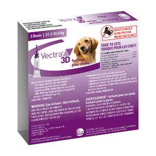 Picture of VECTRA 3D FOR DOGS & PUPPIES 25.1 - 43kg - 3 doses (su12)