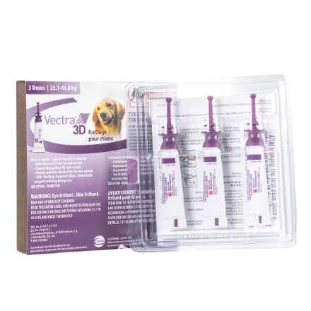 Picture of VECTRA 3D FOR DOGS & PUPPIES 25.1 - 43kg - 3 doses (su12)