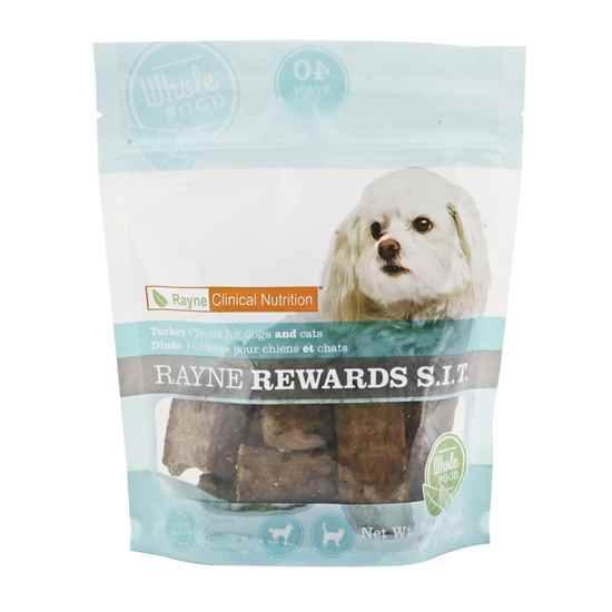 Picture of CANINE/FELINE RAYNE REWARDS JERKY TURKEY - 200gm