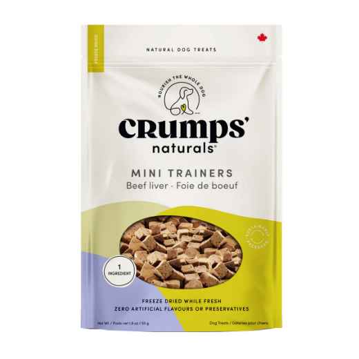 Picture of CRUMPS DOG MINI TRAINERS FREEZE DRIED BEEF LIVER - 1.9oz / 55g