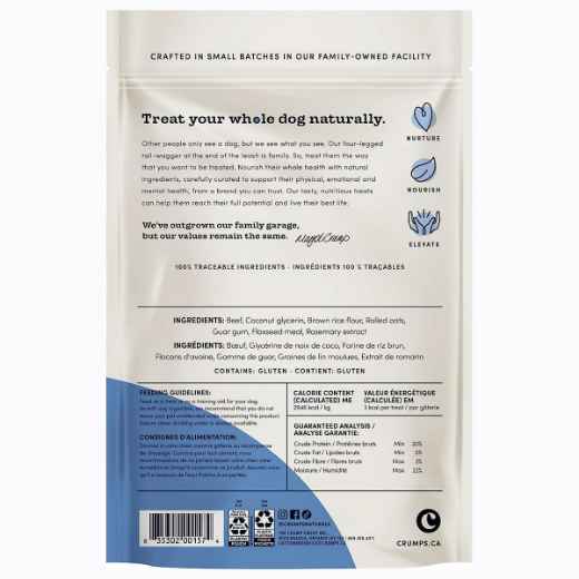 Picture of CRUMPS DOG MINI TRAINERS SEMI MOIST BEEF - 132g / 4.7oz