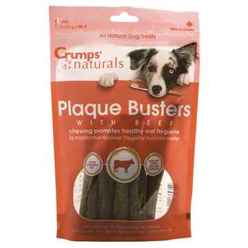 Picture of CRUMPS NATURALS DOG PLAQUE BUSTERS Beef 7in  - 8/pk