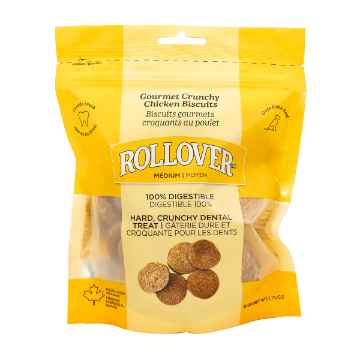 Show details for ROLLOVER GOURMET CRUNCHIES Medium Chicken Biscuits - 300g Picture of ROLLOVER GOURMET CRUNCHIES Medium Chicken Biscuits - 300g