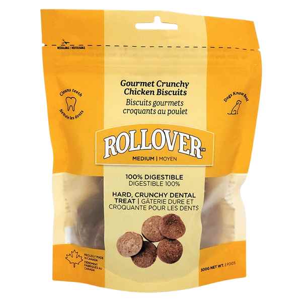 Picture of ROLLOVER GOURMET CRUNCHIES Medium Chicken Biscuits - 300g